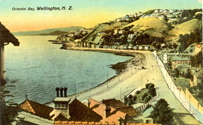 Postcard: Oriental Bay, ca. 1905