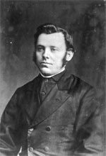Portrait of Rev Johann Heinrich Christoph Dierks. Taken by William Henry Thomas Partington, 1854-1940. Ref: PAColl-5871-05. Alexander Turnbull Library.