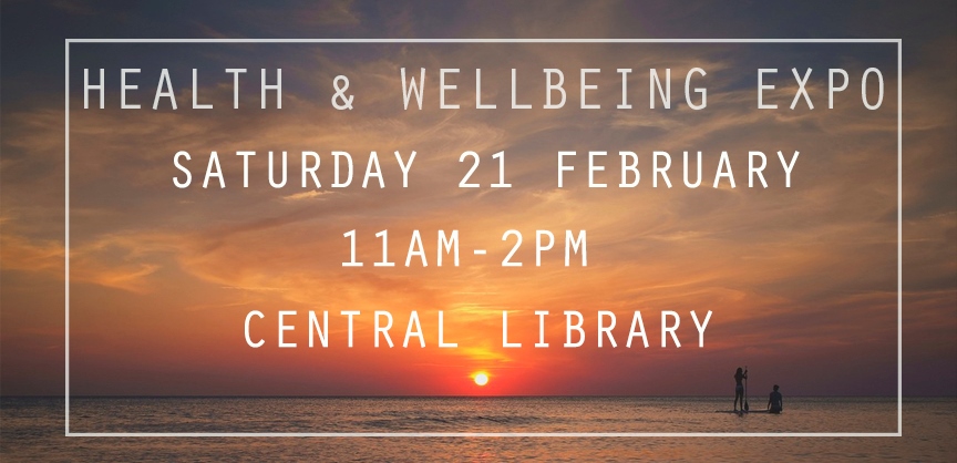 Health & Wellbeing Expo with white frame