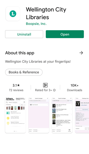 Screenshot of WCL Mini on the Google Play Store
