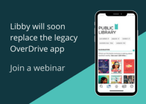 Register for a Zoom webinar on Libby with OverDrive