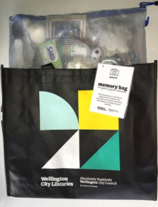 Example of a memory bag and tag
