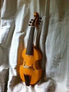 Treble viol by Alan Clayton. Picture © Alan Clayton. Picture reproduced with permission from Alan Clayton.