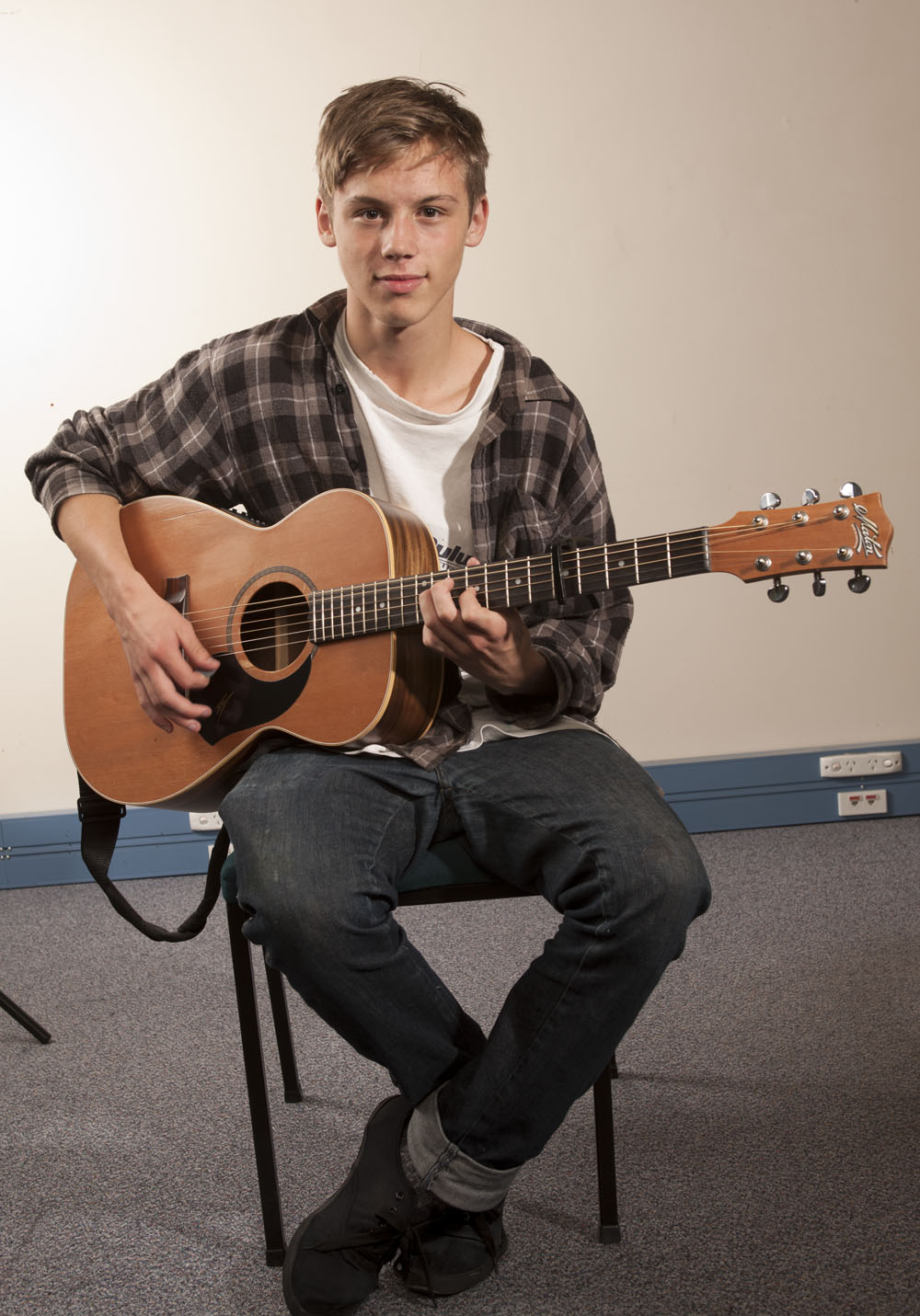 Ash Graham 16 year old singer songwriter who is one of the performers for NZ Music Month.