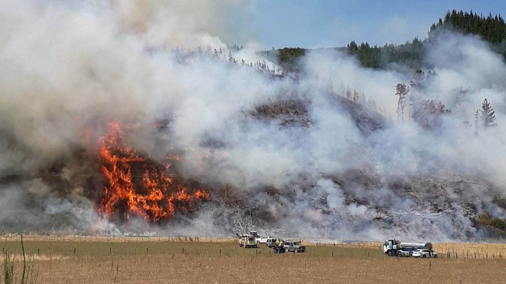 Destructive fire shown at Pigeon Valley 2020