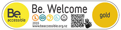 gold award from Be Accessible NZ