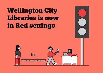 Wellington City Libraries are now is Red settingss