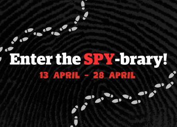 Enter the SPY-brary! Win Spot Prizes!