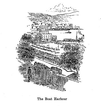 The boat harbour etching from page 126