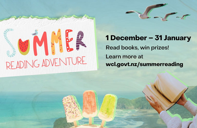 Summer Reading runs from 1 December to 31 January. Read books, explore the city, win prizes! Learn more