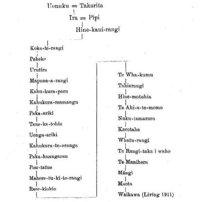 Uenuku genealogy given on page 48