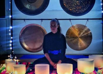 Gong bathing with musician extraordinaire Erika Grant